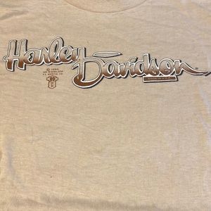 Vintage Harley-Davidson "Ezekiel's Wheel" 3D Emblem T-Shirt